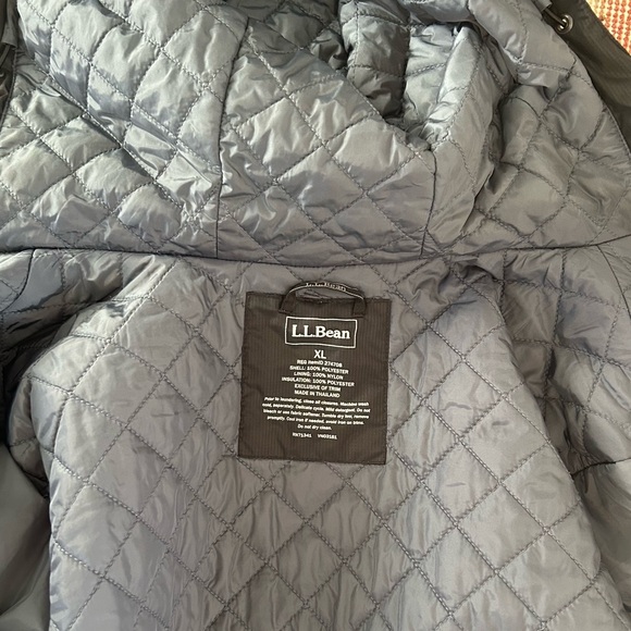 L.L. Bean Black Lined Cost Jacket - Picture 5 of 5